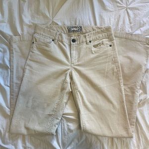 J. Crew Cream Corduroy Pants
